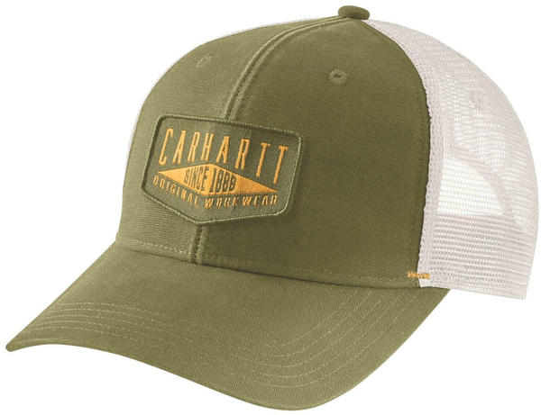 Carhartt Canvas Workwear Patch Cap (105212) true olive