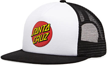 Santa Cruz Classic Dot Mesh Cap white/black