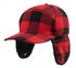 Brandit Lumberjack Wintercap red/black