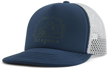 Patagonia Duckbill Trucker Hat lost and found tidepool blue