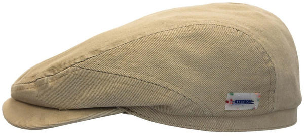 Stetson Driver Cap Cotton Sustainable Flatcap (6381111) beige