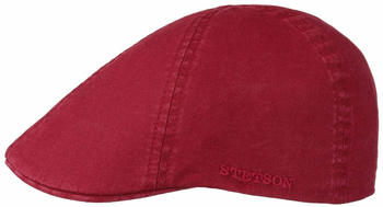 Stetson Texas Organic Cotton Flatcap (6611107) ruby red
