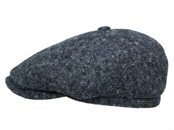 Stetson 6-Panel Cap Donegal WV Newsboy Flatcap (6640601) navy