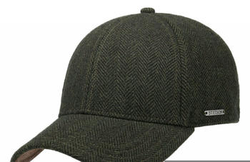 Stetson Baseball Cap Wool Herringbone (7720502) dark green