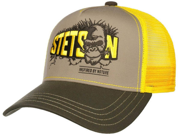 Stetson Trucker Cap Ape Sustainable Mesh Baseball Cap (7765101) light brown
