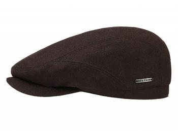 Stetson Driver Cap Virgin Wool/Cashmere Flatcap (6380104) brown