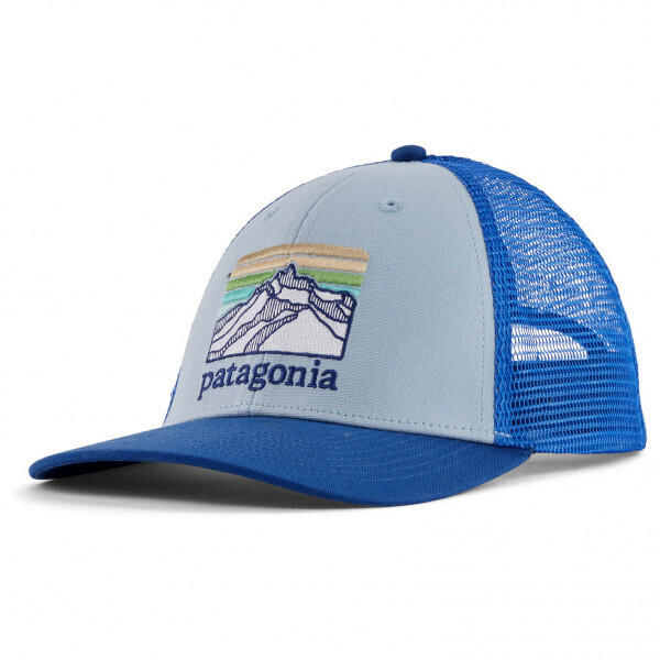 Patagonia P-6 Logo Trucker Hat (38289) steam blue