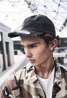 sportliche Flexfit Unisex Cap 274 g/m2 mit Baumwolle Schwarz - One-Size
