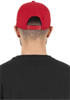 moderne Checked Flanell Unisex Cap Stretch 315 g/m2 Rot - One-Size
