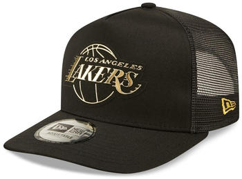 New Era Foil Logo La Lakers A-Frame Trucker Cap (60284909) black