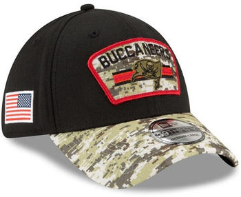 New Era NFL Tampa Bay Buccaneers 2021 Salute To Service 39thirty Stretch Cap (60182441) black