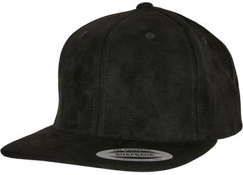 Flexfit Suede Leather Snapback Cap (6089SU) black