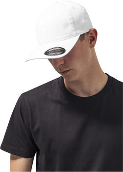 Flexfit Garment Washed Cotton Dad Hat (6997) white