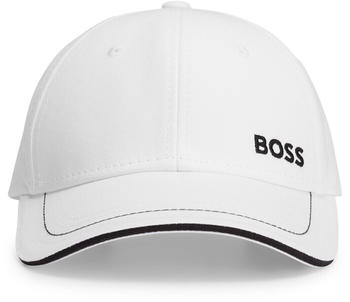 Hugo Boss Cap aus Baumwoll-Twill mit Logo-Detail - Style Cap-1 50492716 Weiß ONESI