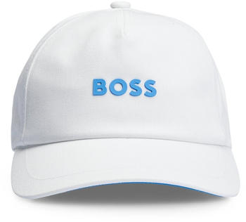 Hugo Boss Cap aus Baumwoll-Twill mit HD-Logo - Style Fresco-4 50495094 Weiß ONESI