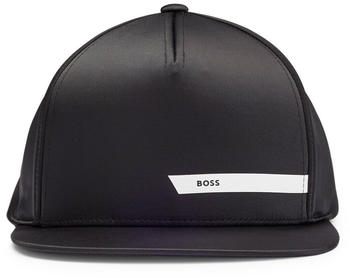 Hugo Boss Cap aus Satin mit Logo-Streifen - Style Cap-COMFORT 50502863 Schwarz ONESI