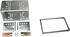 ACV 2-DIN Einbauset Autoradio Radioblende (381230-00)