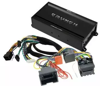 Crunch CRE400.4DSP-ISO.M4 DSP-Verst&auml;rker mit ISO-Anschluss (CRE400.4DSP-ISO.M4)