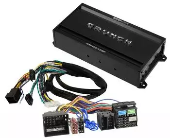 Crunch CRE400.4DSP-ISO.M2 4-Kanal DSP-Verst&auml;rker mit Plug & Play Adapterkabel (CRE400.4DSP-ISO.M2)