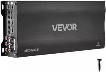 VEVOR MXD1200.5 Kfz-Verst&auml;rker 5-Kanal Klasse D, 4x100W/4&Omega; + 1x500W/4&Omega; (MXD1200.5)