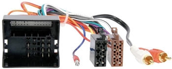ACV Aktivsystemadapter ISO Radioadapterkabel für Audi / Seat / Skoda / VW mit Quadlock-Anschluss (13-1338-50)