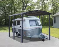 Palram - Canopia Einzelcarport "Alpine" Aluminium 319 cm Anthrazit wartungsfrei