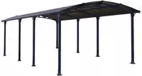 Palram - Canopia Einzelcarport "Arcadia" Aluminium 325 cm Anthrazit wartungsfrei
