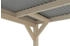 Skan Holz Einzelcarport Grunewald 427x796 cm 395 cm Einfahrtshöhe mit Aluminiumdach