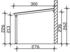 Skan Holz Anlehncarport Vogtland 300x541 cm 213 cm Einfahrtshöhe natur