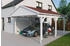 Skan Holz Einzelcarport Fichtelberg 423x566 cm 379 cm Einfahrtshöhe mit roten Schindeln