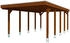 Skan Holz Einzelcarport Friesland 397x708 cm 221 cm Einfahrtshöhe braun