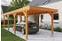 Skan Holz Einzelcarport Grunewald 321x796 cm 289 cm Einfahrtshöhe mit Aluminiumdach