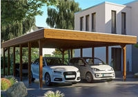 Skanholz Einzelcarport "Friesland" Massivholz 514 cm braun