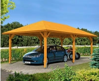 Skanholz Einzelcarport "Taunus" Leimholz 335 cm hellbraun