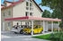 Skan Holz Doppelcarport Wendland 630x879 cm 216 cm Einfahrtshöhe mit Abstellraum mit Aluminiumdach rote Blende Weiß