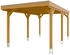 Skan Holz Einzelcarport Grunewald 321x554 cm 289 cm Einfahrtshöhe mit EPDM-Dach