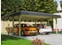 Skan Holz Doppelcarport Spreewald 585x589 cm 215 cm Einfahrtshöhe grün