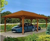 Skanholz Einzelcarport "Taunus" Leimholz 335 cm braun