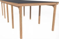 weka Einzelcarport "617 Gr.3" Massivholz 270 cm braun