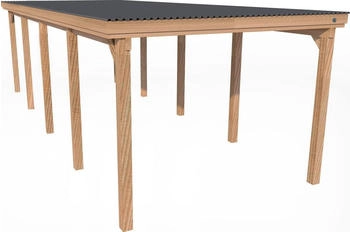Weka Einzelcarport 617 Gr.3 322x802 cm 215 cm Einfahrtshöhe