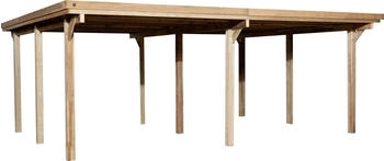Weka Doppelcarport 618 Gr.1 603x512 cm 215 cm Einfahrtshöhe