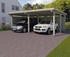 Weka Doppelcarport 618 Gr.1 603x512 cm 215 cm Einfahrtshöhe