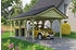 Skan Holz Einzelcarport Wallgau 430x750 cm 215 cm Einfahrtshöhe mit Dachlattung Grün