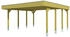 Skan Holz Doppelcarport Friesland 557x555 cm 221 cm Einfahrtshöhe grün