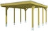 Skan Holz Einzelcarport Friesland 397x555 cm 221 cm Einfahrtshöhe grün