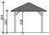 Skan Holz Einzelcarport Taunus 374x656 cm 218 cm Einfahrtshöhe natur