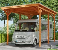 Skanholz Einzelcarport "Caravan-Emsland" Leimholz 341 cm hellbraun