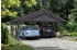 Skan Holz Doppelcarport Schwarzwald 684x600 cm 220 cm Einfahrtshöhe 684x600cm mit Dachlattung Schiefergrau