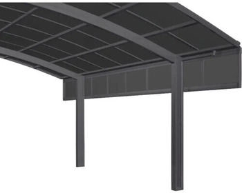 Ximax Seitenwand f&uuml;r Carport 50 cm schwarz
