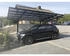 Ximax Einzelcarport Linea Typ 60 Aluminium eloxiert 272,6 x 495,4 cm schwarz